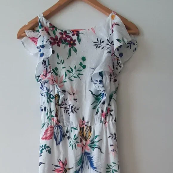 JOE FRESH - Cotton Floral Maxi Dress - Size XS